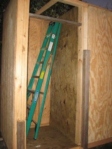 The garden shed-chicken coop